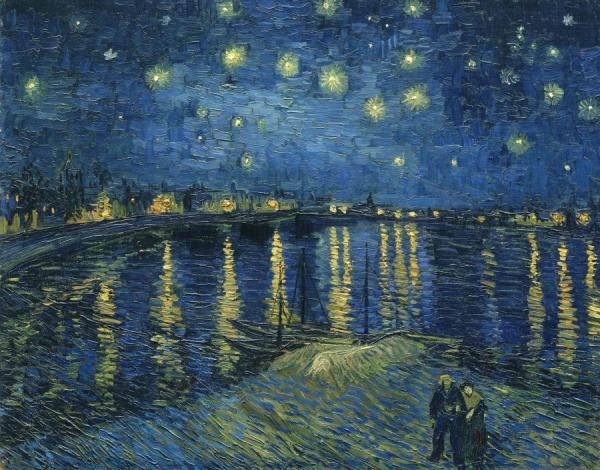 La Nuit Etoilee,arles,1888 by Vincent Van Gogh