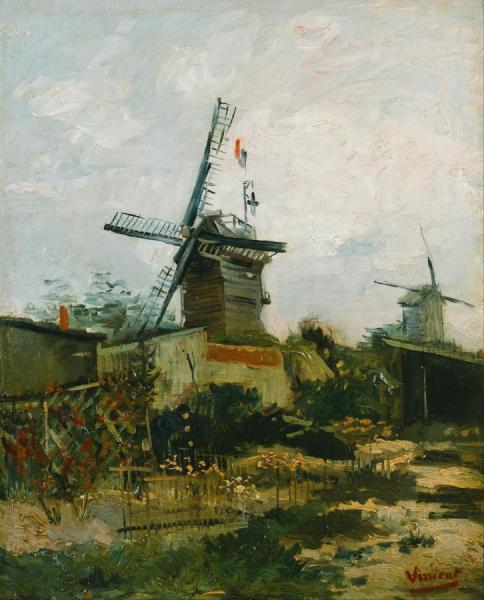 Le Moulin De Blute-fin by Vincent Van Gogh