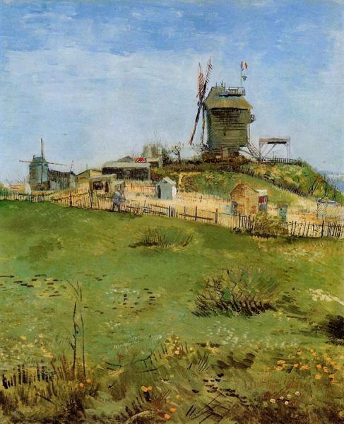 Le Moulin De La Gallete by Vincent Van Gogh