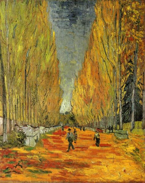 Les Alychamps by Vincent Van Gogh