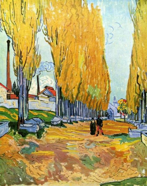 Les Alychamps by Vincent Van Gogh