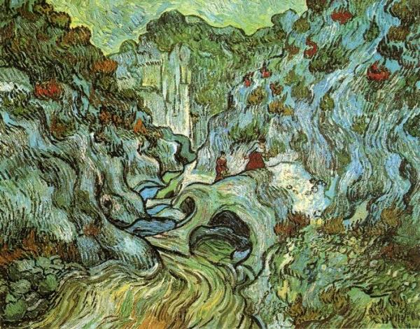 Les Peiroulets Ravine by Vincent Van Gogh