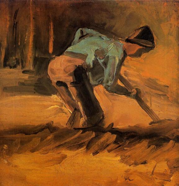 Man Digging by Vincent Van Gogh