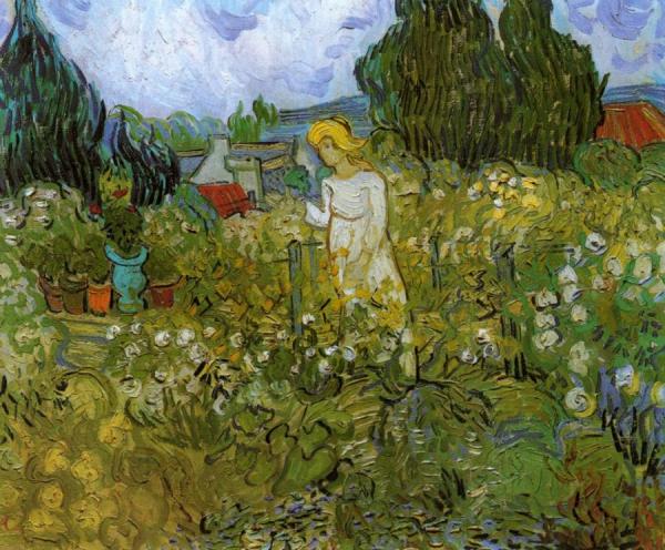 Marguerite Gachet In The Garden by Vincent Van Gogh