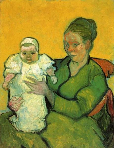 Mother Roulin With Her Baby by Vincent Van Gogh
