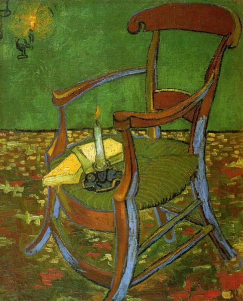 Paul Gauguin's Armchair by Vincent Van Gogh Oil Painting Reproductions
