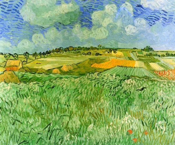 Vincent Van Gogh Plain Near Auvers
