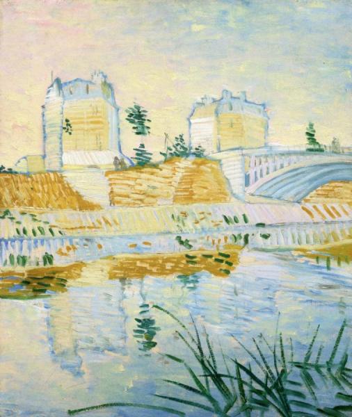 Pont De Clichy by Vincent Van Gogh
