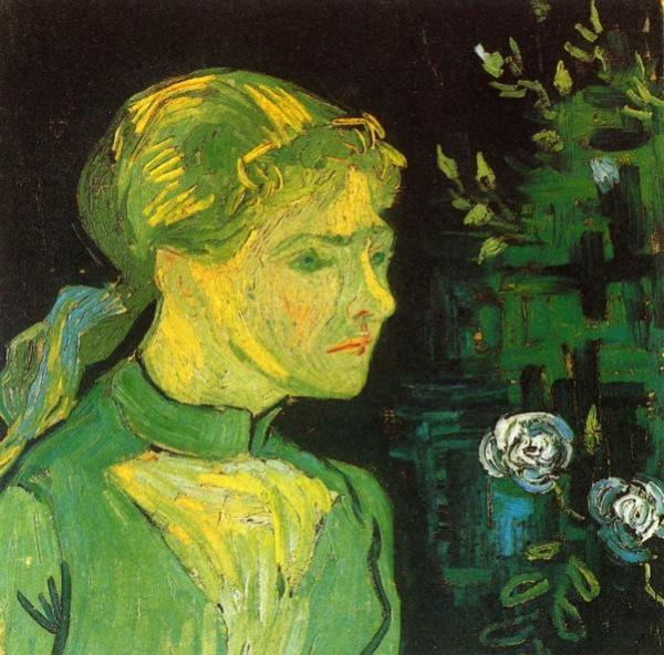 Portrait Of Adeline Ravoux by Vincent Van Gogh