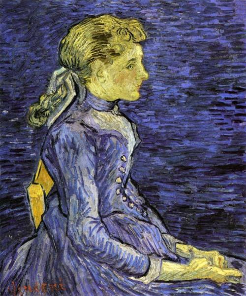 Portrait Of Adeline Ravoux by Vincent Van Gogh