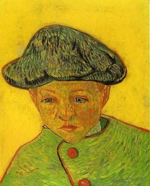 Portrait Of Camille Roulin by Vincent Van Gogh