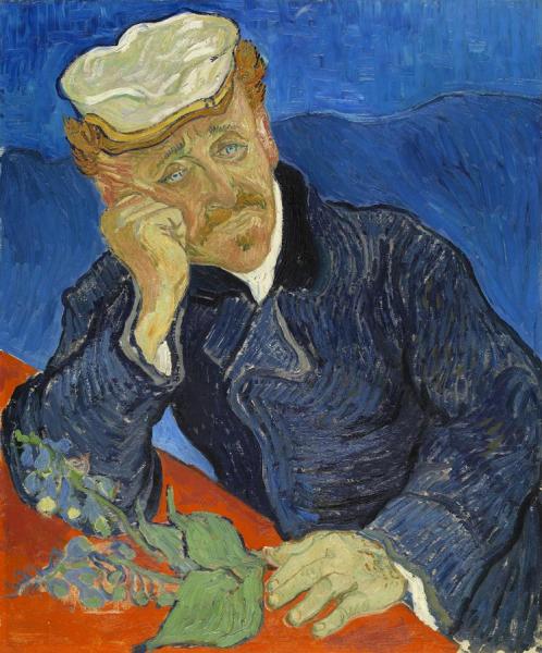 Portrait Of Doctor Gachet by Vincent Van Gogh