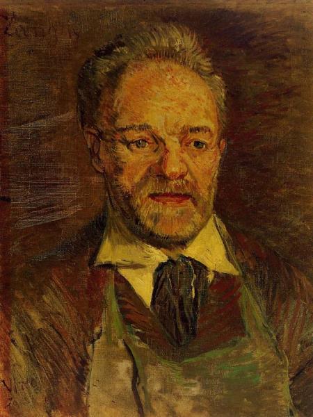 Portrait Of Pere Tanguy by Vincent Van Gogh