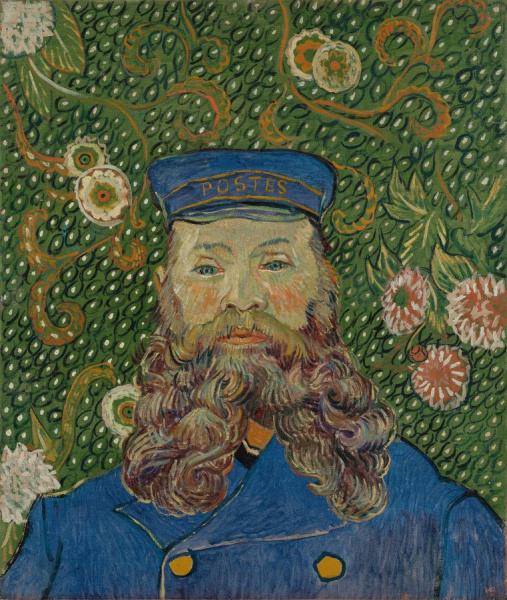 Portrait Of The Postman Joseph Roulin by Vincent Van Gogh