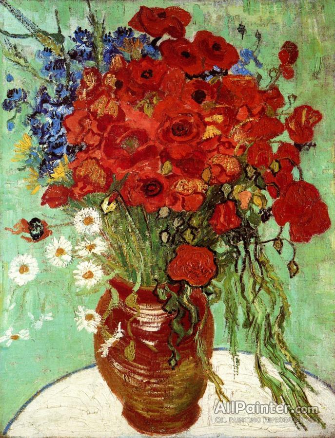 red art by vincent van gogh