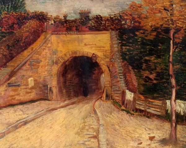 Roadway With Underpass by Vincent Van Gogh Oil Painting Reproductions