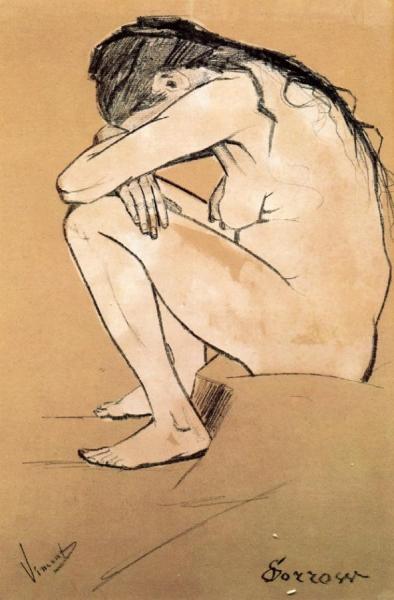 Sorrow by Vincent Van Gogh