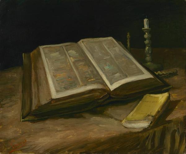 Still Life With Bible by Vincent Van Gogh