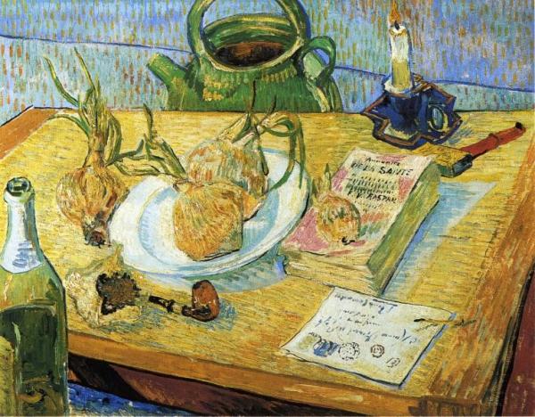 Still Life With Onions by Vincent Van Gogh