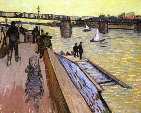 The Bridge At Trinquetaille by Vincent Van Gogh