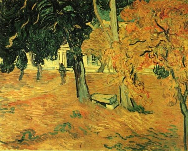 The Garden Of Saint-paul Hospital by Vincent Van Gogh