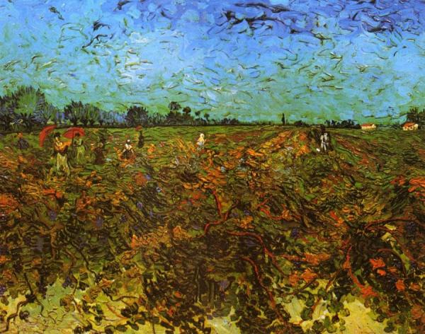 The Green Vineyard by Vincent Van Gogh