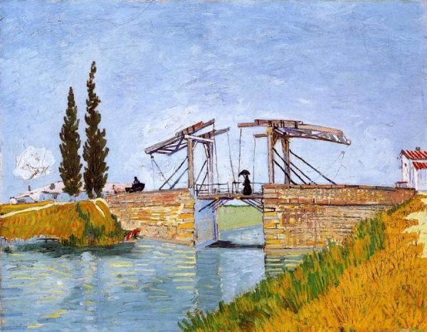 The Langlois Bridge by Vincent Van Gogh