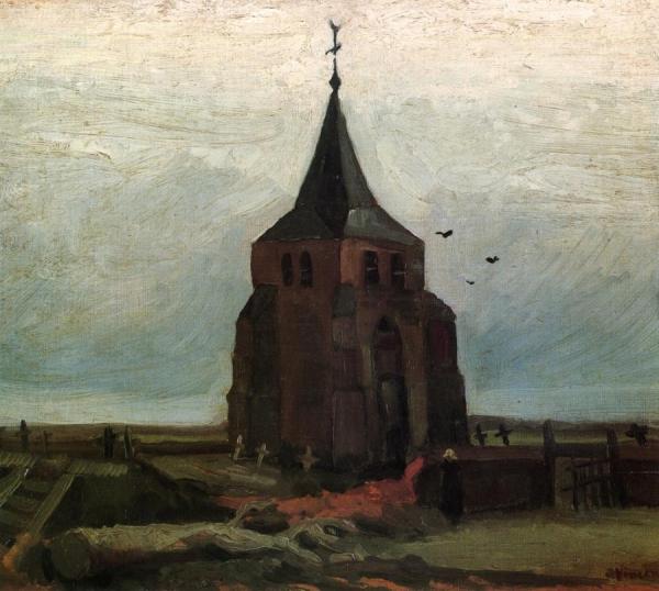 The Old Tower by Vincent Van Gogh