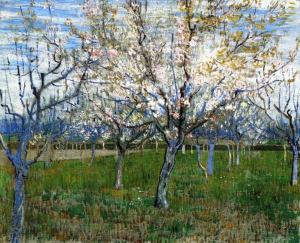 The Pink Orchard by Vincent Van Gogh