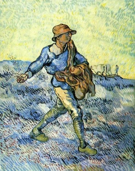 The Sower (after Millet) by Vincent Van Gogh