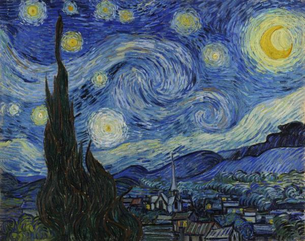 The Starry Night by Vincent Van Gogh