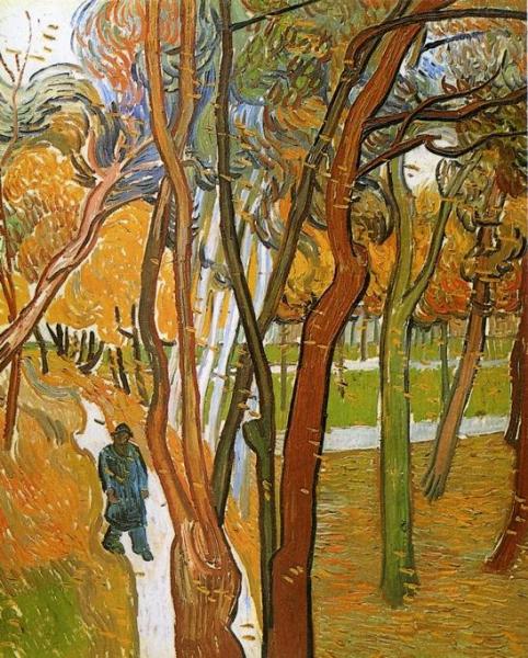 The Walk: Falling Leaves by Vincent Van Gogh