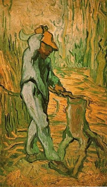 The Woodcutter (after Millet) by Vincent Van Gogh