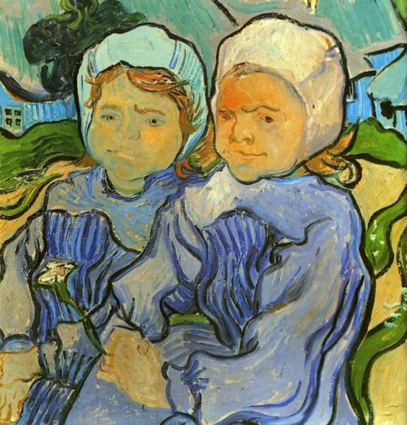 Two Children by Vincent Van Gogh