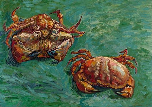 Two Crabs by Vincent Van Gogh