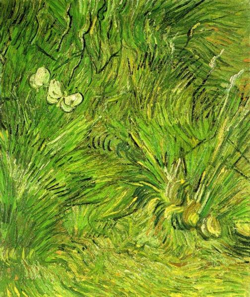 Two White Butterflies by Vincent Van Gogh