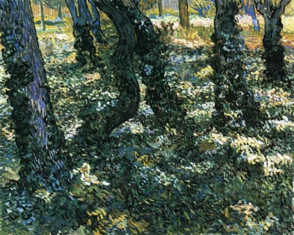 Undergrowth by Vincent Van Gogh Oil Painting Reproductions