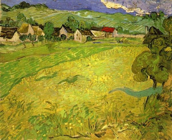 View Of Vessenots Near Auvers by Vincent Van Gogh