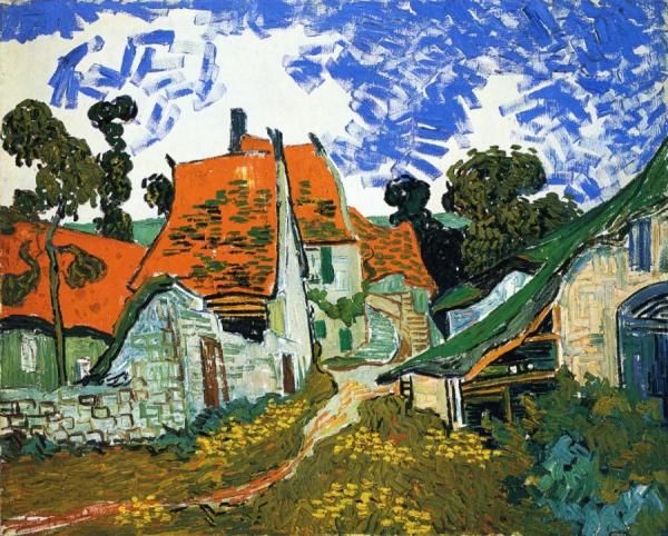 Village Street by Vincent Van Gogh