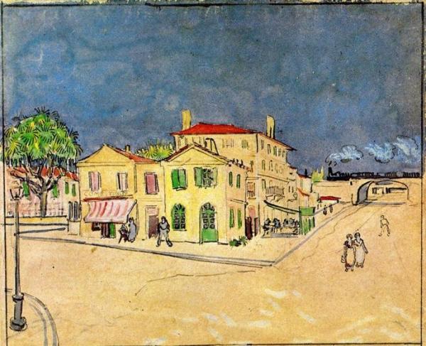 Vincent's House In Arles by Vincent Van Gogh