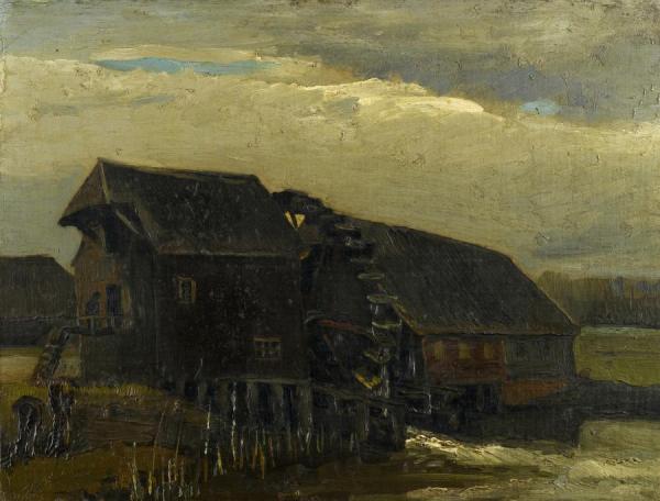 Water Mill At Opwetten by Vincent Van Gogh