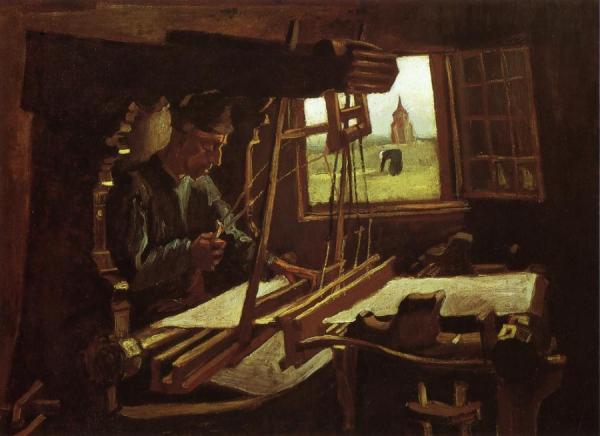 Vincent Van Gogh Weaver Near An Open Window