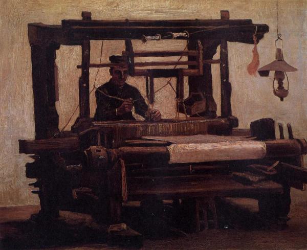 Weaver, Seen From The Front by Vincent Van Gogh