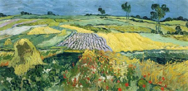 Wheatfields by Vincent Van Gogh