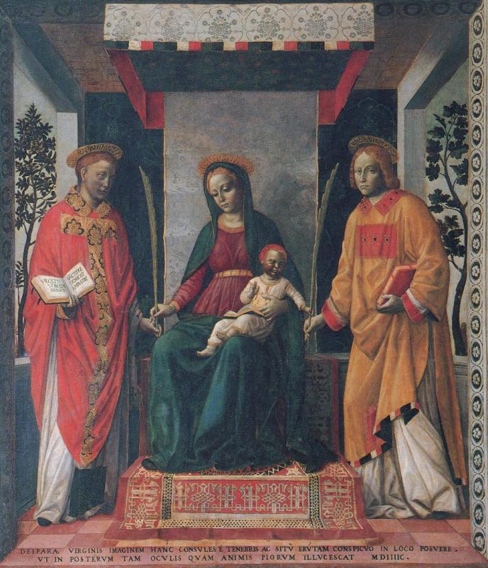 Vincenzo Foppa Virgin And Child With Saints, C. 1476