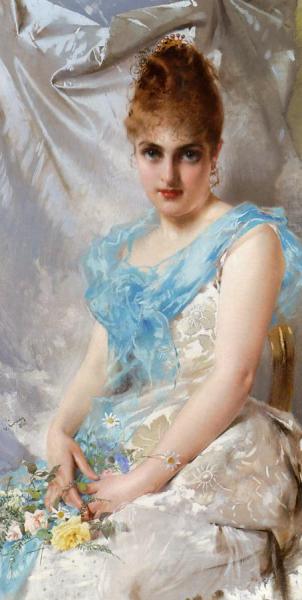 A Spring Beauty by Vittorio Matteo Corcos