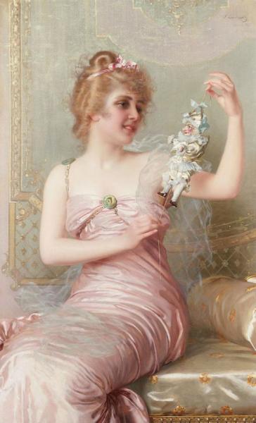 The Plaything by Vittorio Matteo Corcos