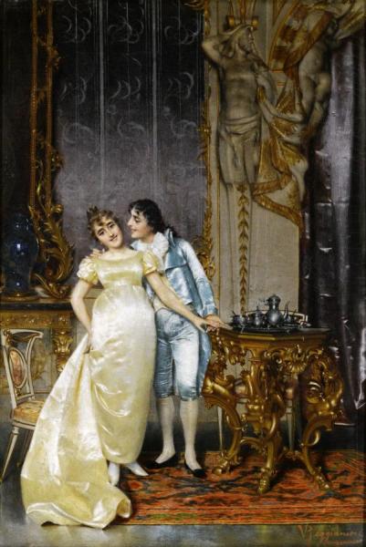 Flirtation by Vittorio Reggianini