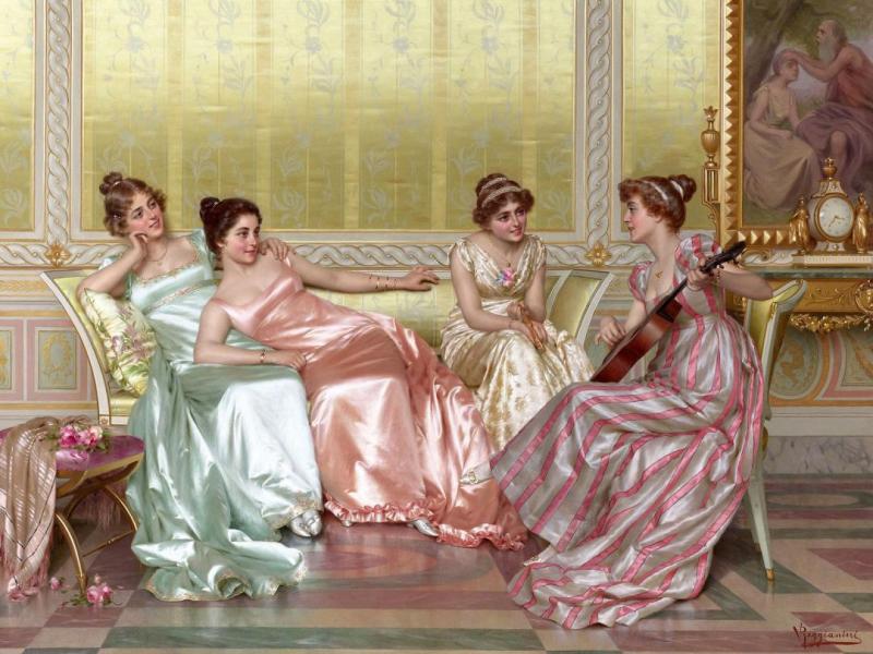 La Soirée by Vittorio Reggianini