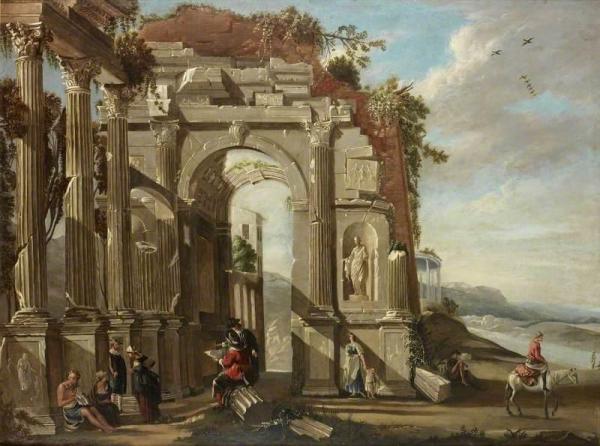 Temple Ruins by Viviano Codazzi Oil Painting Reproductions